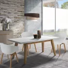 Dining Room Chair in Polypropylene and Metal 4 Pieces - Severina Viadurini