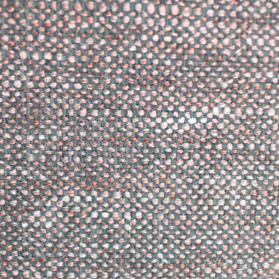 Fabric Dining Room Chair with Wooden Base Made in Italy - Coconut Viadurini