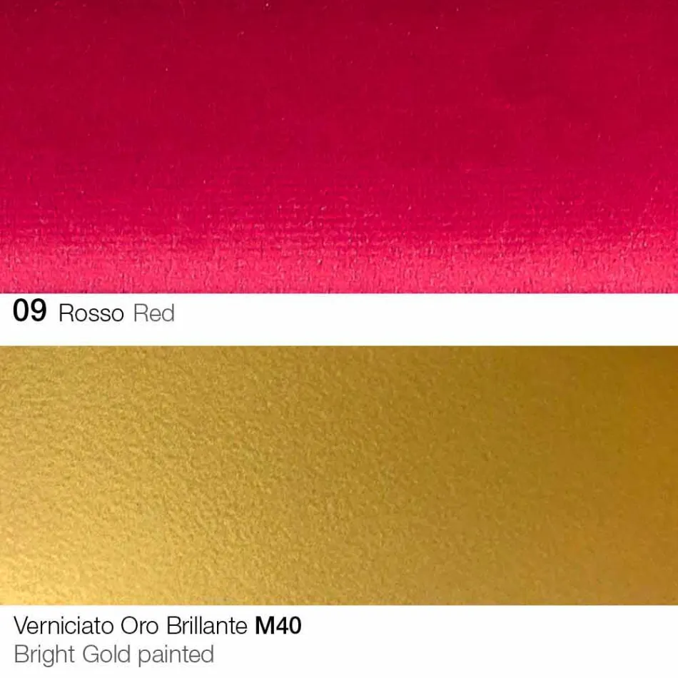 Fabric Dining Room Chair with Gold Legs Made in Italy - Marchesi Viadurini