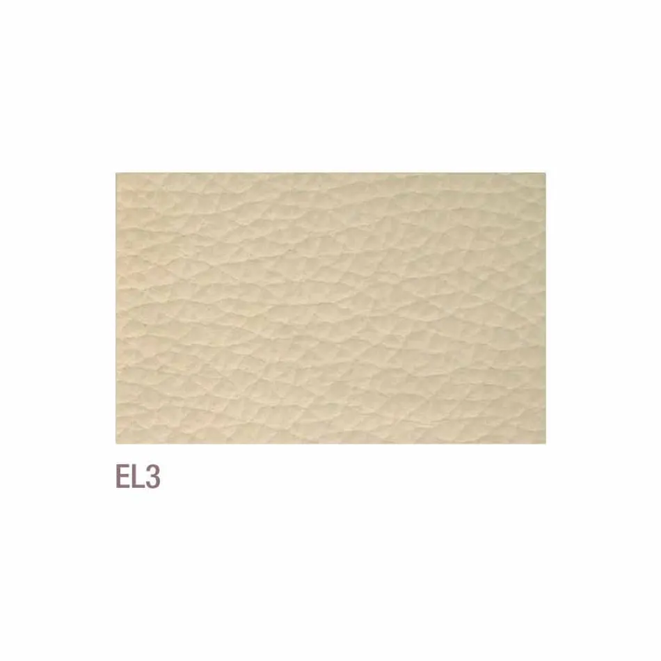 Bessie dove-colored leatherette dining room chair, made in Italy Viadurini