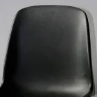 Modern Chair for Meeting Room or Conference Room in Metal and Black ABS - Zetica Viadurini