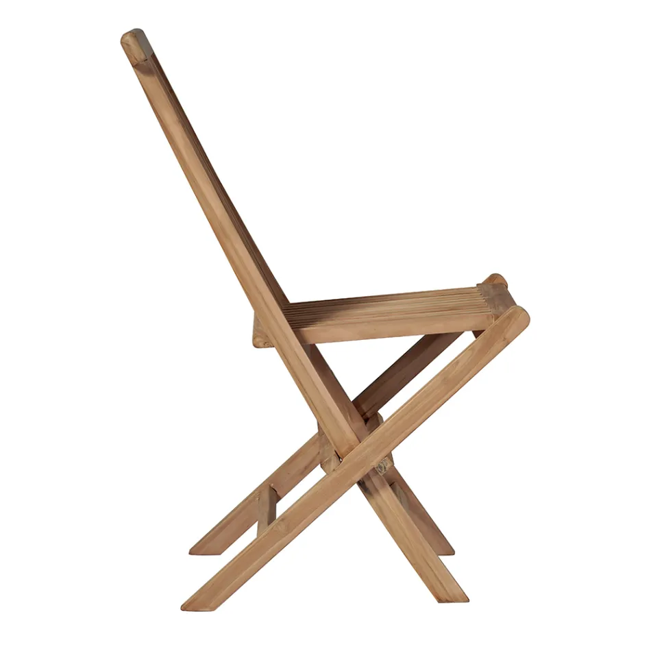 Folding Garden Chair Made of Teak - Bright Viadurini