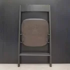 Folding Chair in Metal and Oak Wood 2 Pieces Made in Italy - Roberta Viadurini