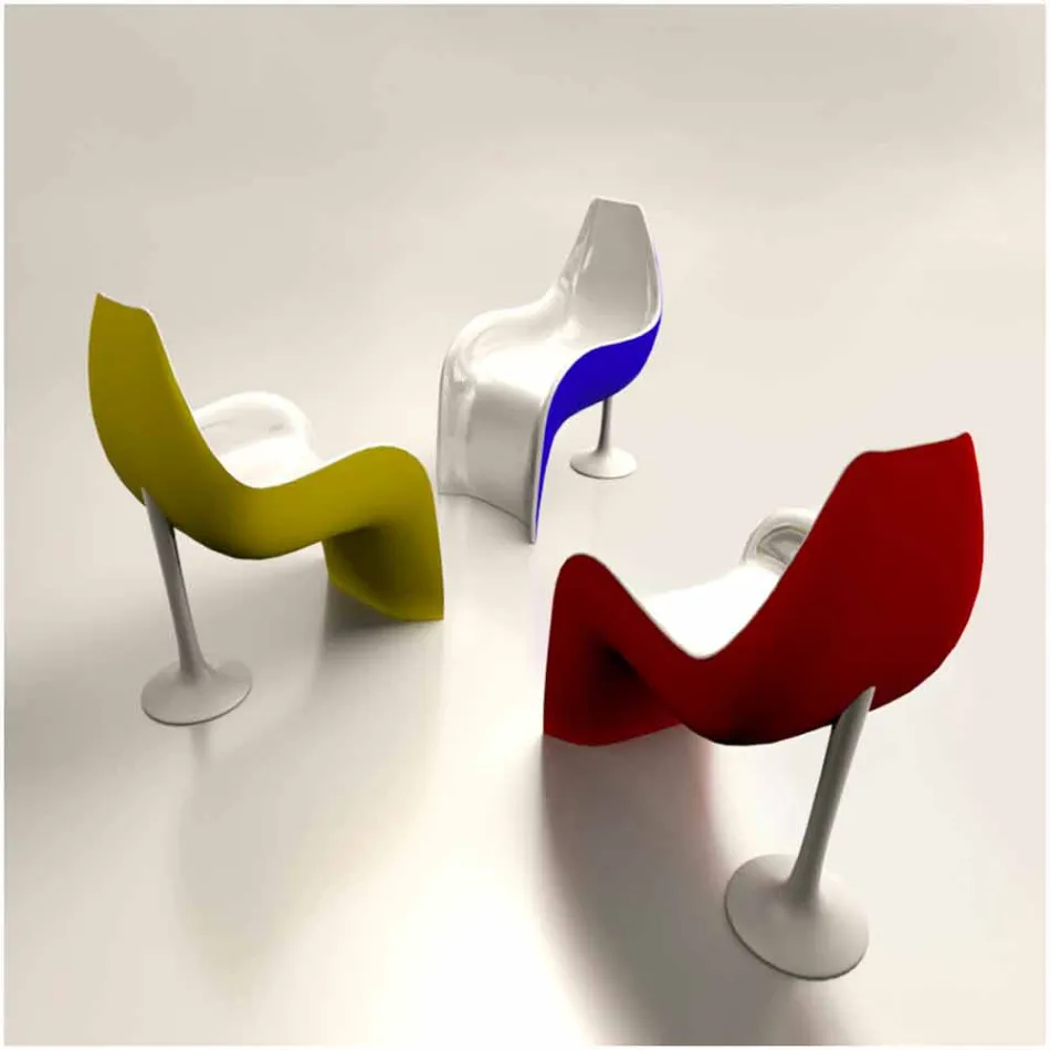 Chair / Armchair Design in Adamantx® Helled Made in Italy Viadurini