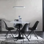 Dining Room Chair in Synthetic Leather and Polypropylene 4 Pieces - Shakira Viadurini