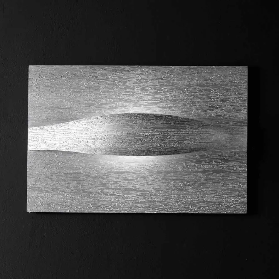 Selene Art &amp; Light applique with handmade textured panels Viadurini