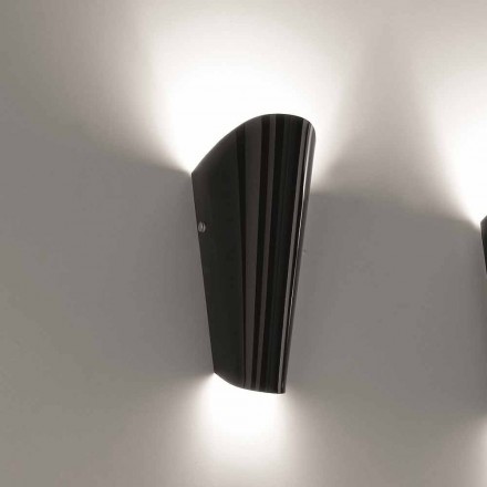 Selene Bloom handmade glass wall light in Italy 12x11 H 28 cm Viadurini