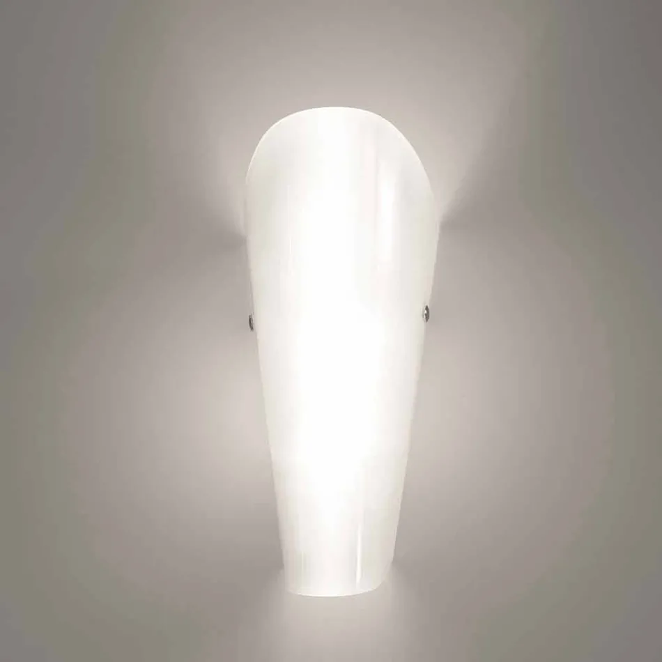 Selene Bloom handmade glass wall light in Italy 12x11 H 28 cm Viadurini