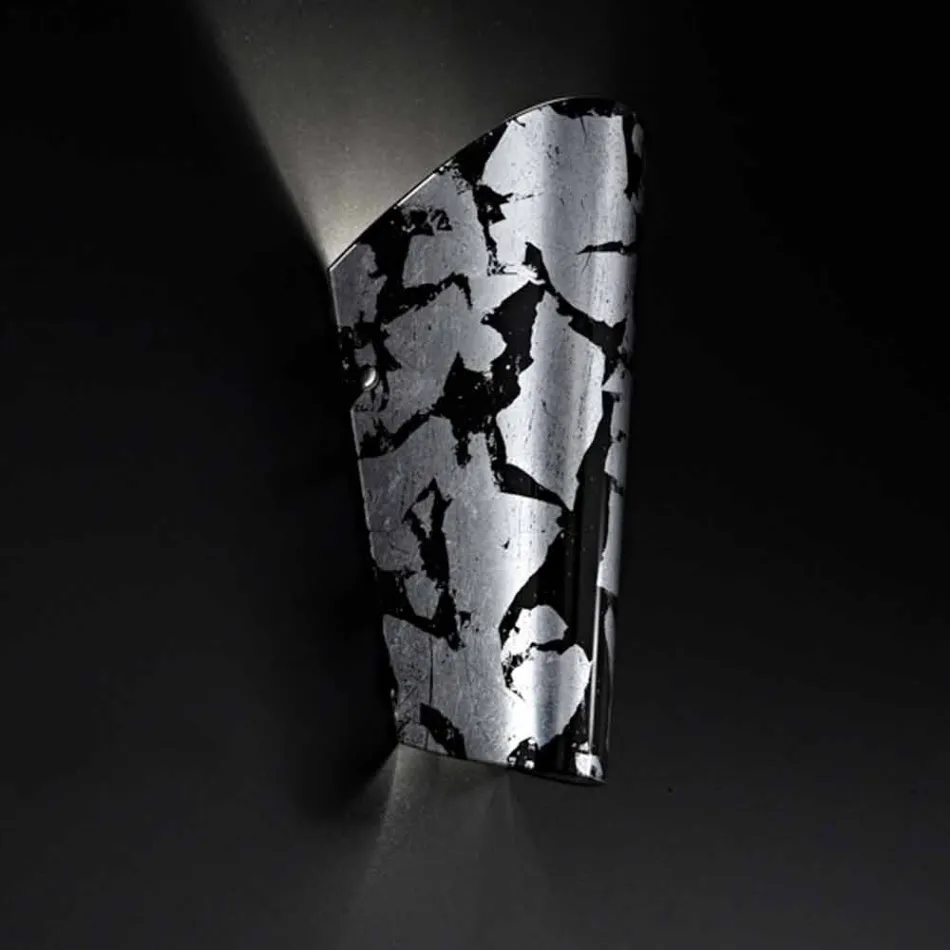 Selene Bloom handmade glass wall light in Italy 12x11 H28cm Viadurini