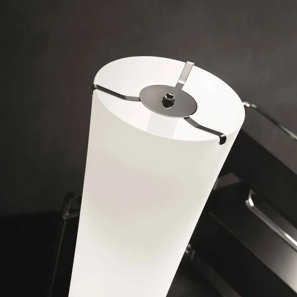 Selene Hourglass blown glass floor lamp Ø36 H175cm Viadurini