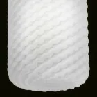 Selene Domino blown glass pendant lamp Ø21 H 27/140 cm Viadurini