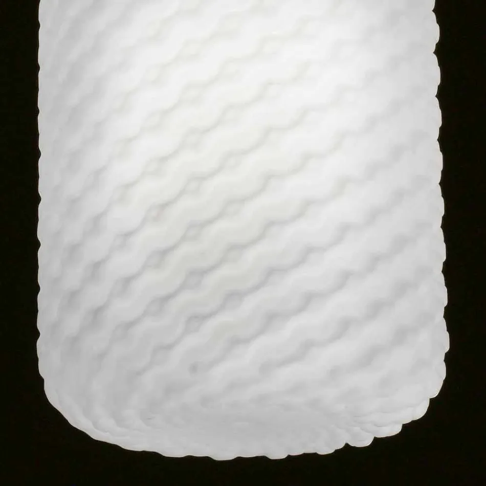 Selene Domino blown glass pendant lamp Ø21 H 27/140 cm Viadurini