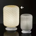 Selene Domino table lamp Ø21 H30cm, blown glass made in Italy Viadurini