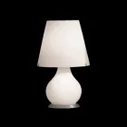 Selene Forever luminaire Ø24 H41cm, white blown glass made in Italy Viadurini