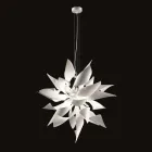 Selene Ginger pendant lamp in metal made in Italy Ø80 H200cm Viadurini