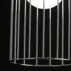 Selene Kluvì blown glass pendant lamp Ø19 H 27 / 150cm Viadurini