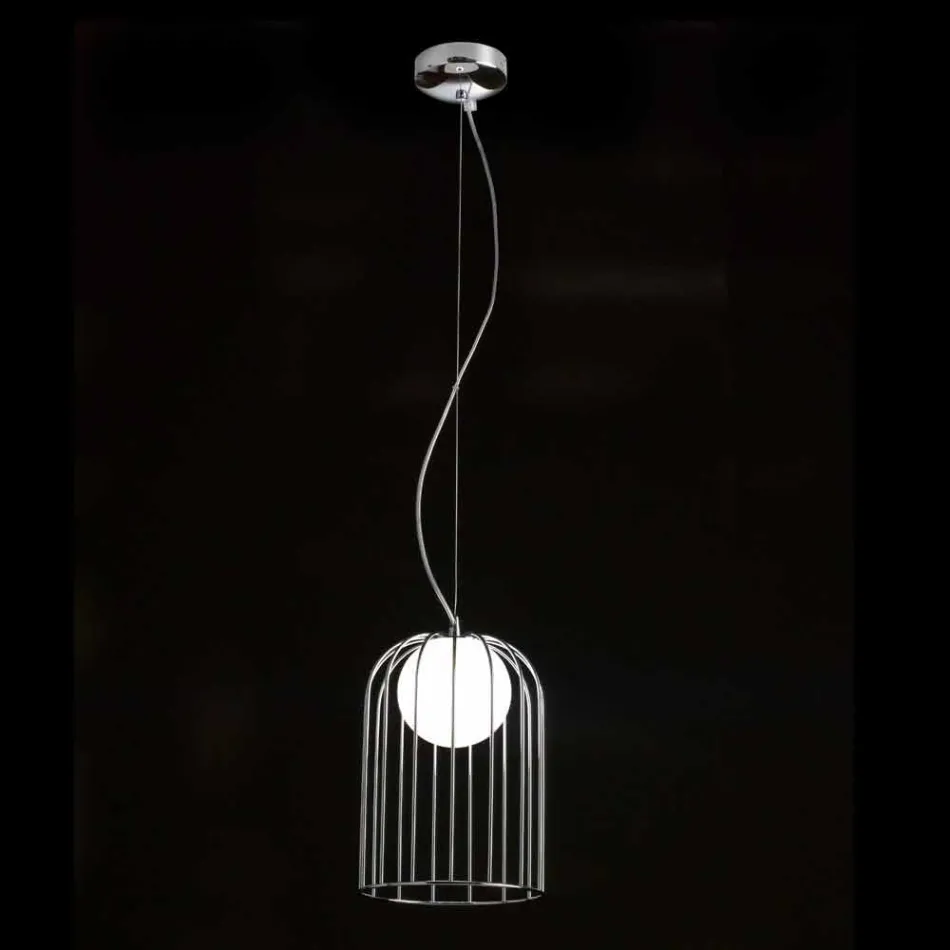 Selene Kluvì blown glass pendant lamp Ø19 H 27 / 150cm Viadurini