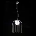 Selene Kluvì blown glass pendant lamp Ø33 H 41/150 cm Viadurini