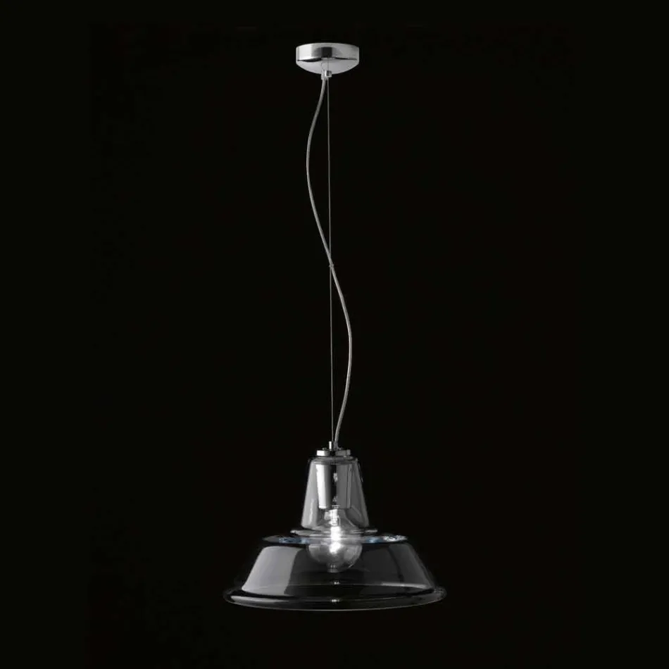 Selene Lampara blown glass pendant lamp Ø37 H 24/140 cm Viadurini