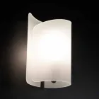 Selene Papiro modern design crystal wall light made in Italy Viadurini