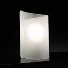 Selene Papiro crystal table lamp made in Italy 15x14xH25cm Viadurini