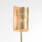 Selene Papiro design floor lamp in crystal Ø15 H 180cm Viadurini