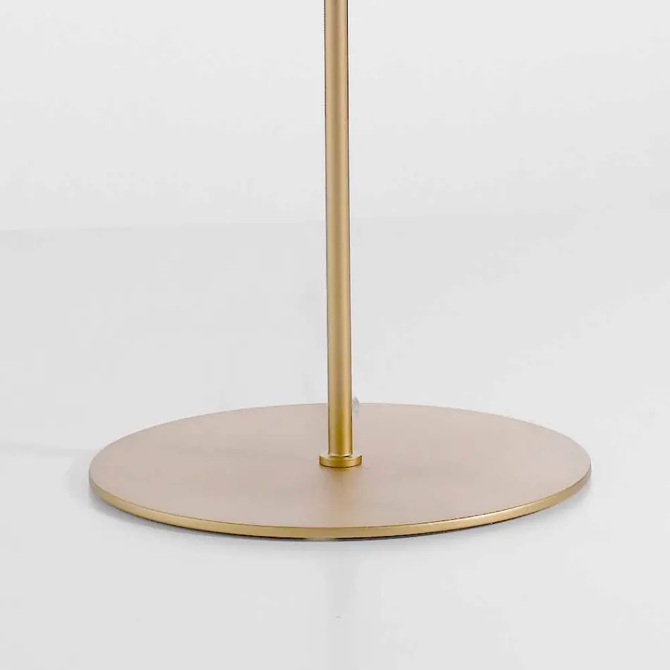 Selene Papiro design floor lamp in crystal Ø15 H 180cm Viadurini