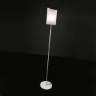 Selene Papiro design floor lamp in crystal Ø15 H 180cm Viadurini