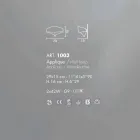 Selene Scudo galvanic wall lamp modern design, made in Italy Viadurini