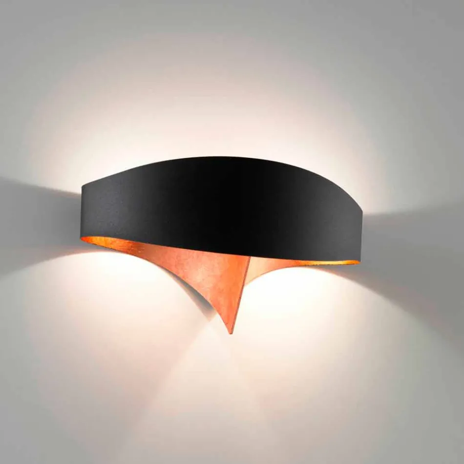 Selene Scudo two-tone wall lamp in modern design 29x15xH16 cm Viadurini
