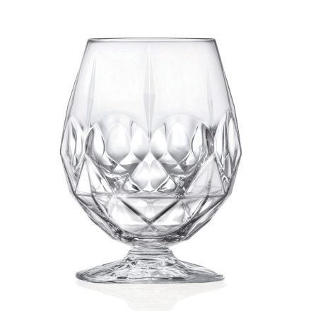 Low Glass Liqueur Glass Service in Eco Crystal 12 Pcs - Bromeo Viadurini