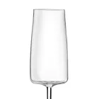 Italian Minimal Eco Crystal Flute Goblet Set 12 Pcs - Primordio Viadurini