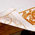 Linen Breakfast Service with Hand Crafted Single Piece - Brands Viadurini