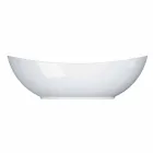 Modern White Porcelain Oval Design Serving Set 2 Pieces - Telescope Viadurini