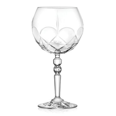 Gin Tonic Cocktail Glass Service in Eco Crystal 12 Pcs - Bromeo Viadurini