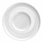 White Modern Design Porcelain Dinner Plate Set 24 Pieces - Arctic Viadurini