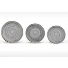 18 Piece Porcelain Colored and Modern Dinner Plate Service - Rurolo Viadurini