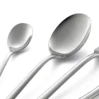 Square Design Polished Stainless Steel Cutlery Set 24 Pieces - Bumbun Viadurini