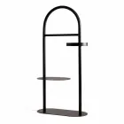 Modern valet stand in RAL painted steel of Made in Italy design - Mirello Viadurini
