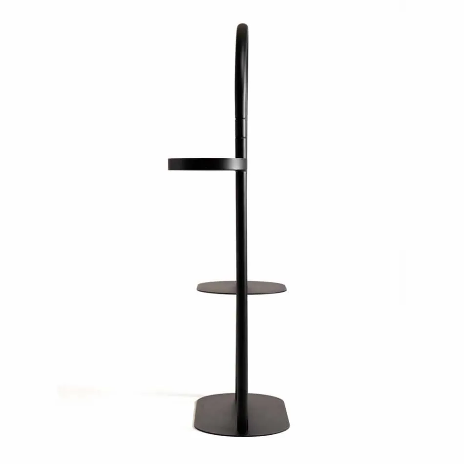 Modern valet stand in RAL painted steel of Made in Italy design - Mirello Viadurini