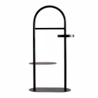 Modern valet stand in RAL painted steel of Made in Italy design - Mirello Viadurini