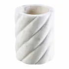 Bathroom design accessories set in Calacatta Monza marble Viadurini