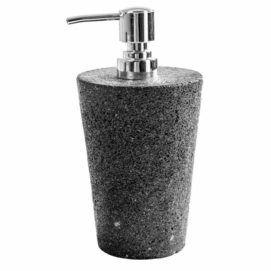 Modern bathroom accessories set in Montiano lava stone Viadurini