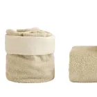 8 Piece Bathroom Set in Pure Cotton Terry Cloth All Garment Dyed - Smooth Viadurini