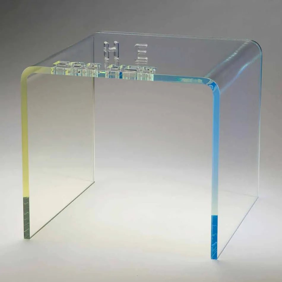 Modern Design Bedside Sets in Methacrylate Made in Italy - Leielui Viadurini