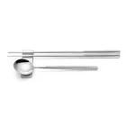 Set Consisting of Fruit Spoon, Chopsticks and Cutlery Rest with Origami - Osaka Viadurini