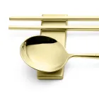 Set Consisting of Fruit Spoon, Chopsticks and Cutlery Rest - Osaka Viadurini