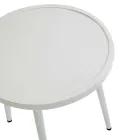 Set of 2 Armchairs with Aluminium Table in Different Finishes - Souvenir Viadurini