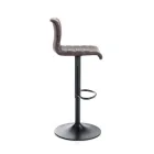 Set of 2 Bar Stools in Synthetic Leather and Steel - Potassium Viadurini