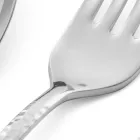 Set of 24 cutlery in Polished Stainless Steel Made in Italy - History Viadurini